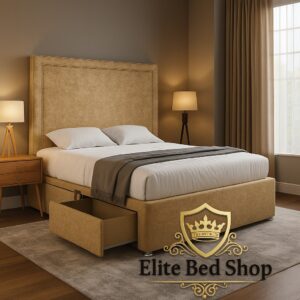 The Linen Beige Bed