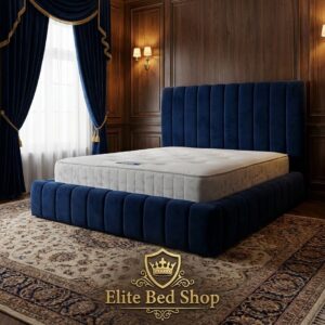 Deep Blue Bed
